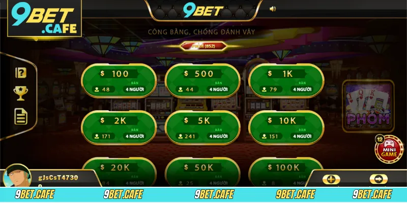 Các thuật ngữ cơ bản khi chơi phỏm Hoàng Kim online