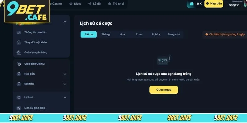Điều kiện để rút tiền 9BET diễn ra thuận lợi và không gặp trục trặc