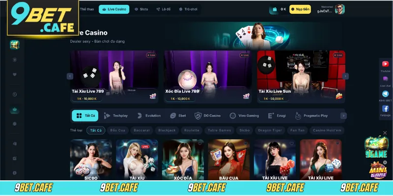 Giới thiệu đôi nét về các trò chơi game bài 9BET hấp dẫn