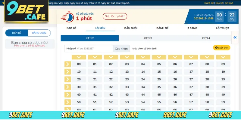 Giới thiệu một vài kiểu cược xổ số siêu tốc thường thấy