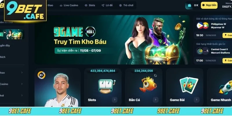 Tải app 9BET thiết kế bắt mắt và có những tính năng ưu việt