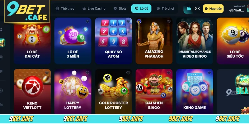 Xổ Số 9BET mang đến đa dạng hình thức chơi không gây nhàm chán